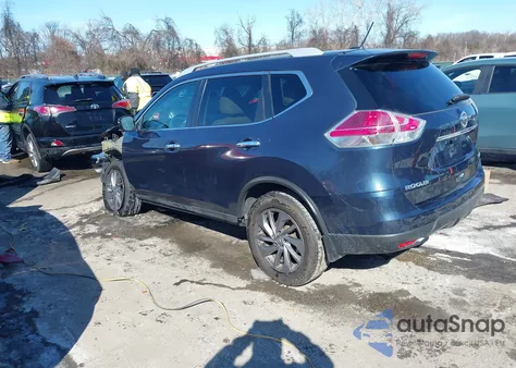 2016 Nissan Rogue Sl z USA, uszkodzony, nr VIN 5N1AT2MV3GC865871